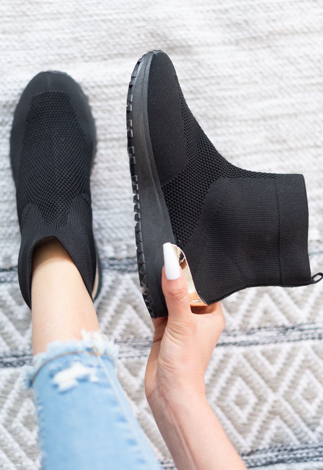 slip on sock sneakers womens